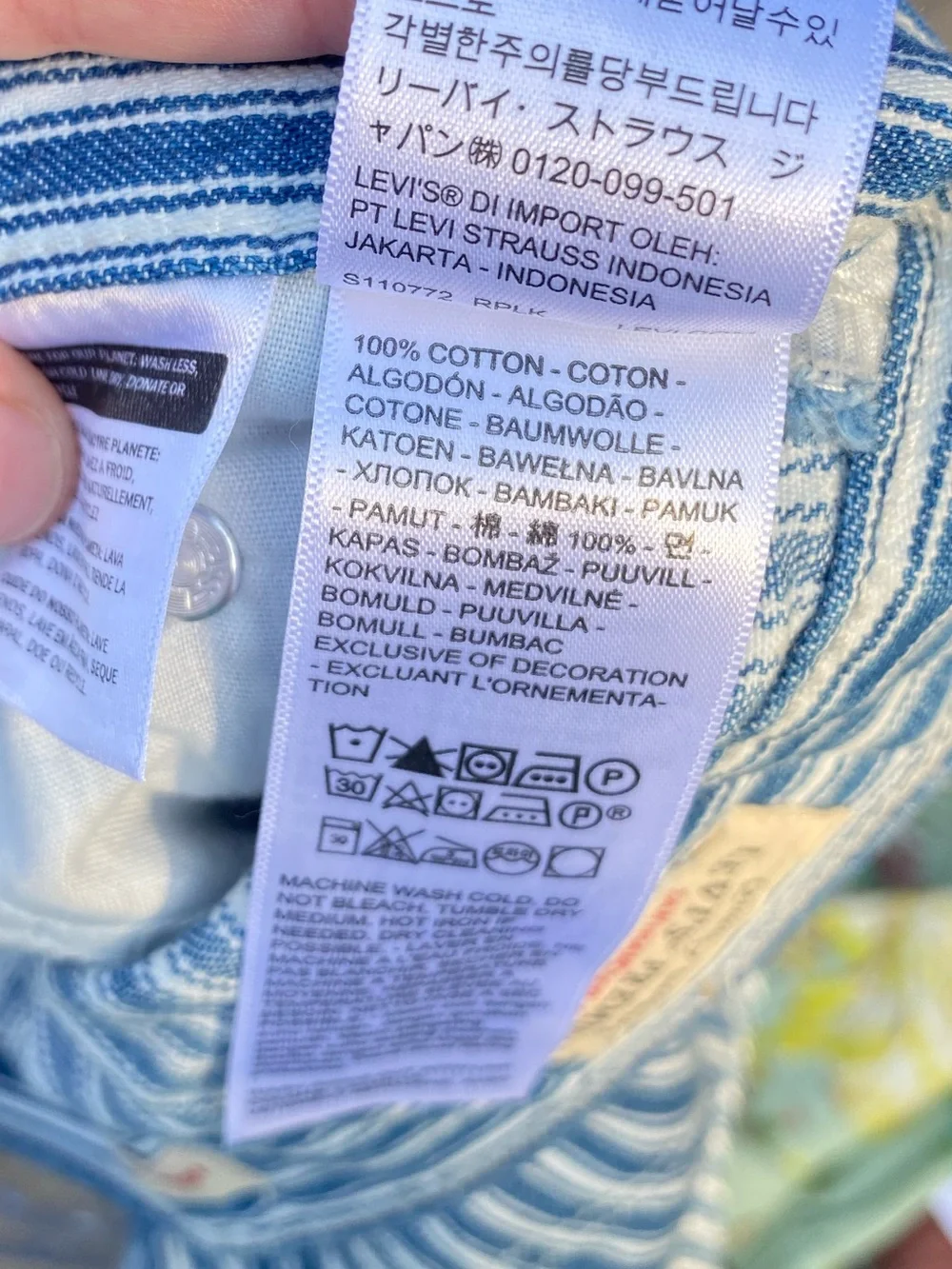 Levis classic blue